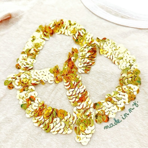 Crewcuts | Made in New York Sequin Pretzel Tee (XS) 🥨 - Picture 3 of 4